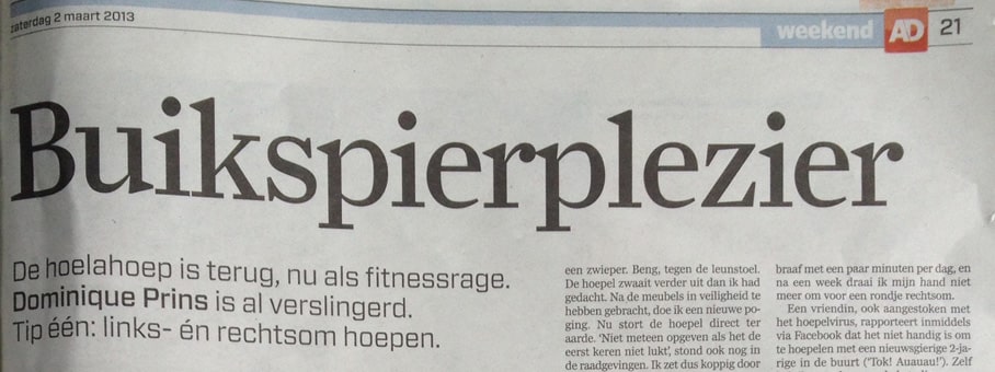 Bodyhoop in het AD