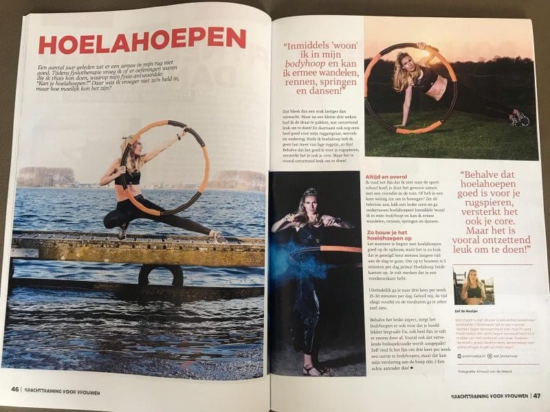 Het Bodyhoop artikel in Krachttraining voor Vrouwen