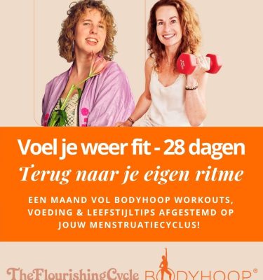 Leef & beweeg met je cyclus • 28 dagen • samen met The Flourishing Cycle